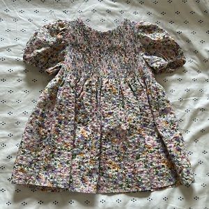 Zara Kids - Floral Smocked Dress - 12 to 18M
